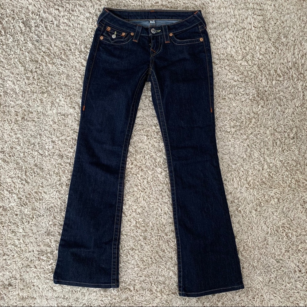Y2K true religion low rise jeans
